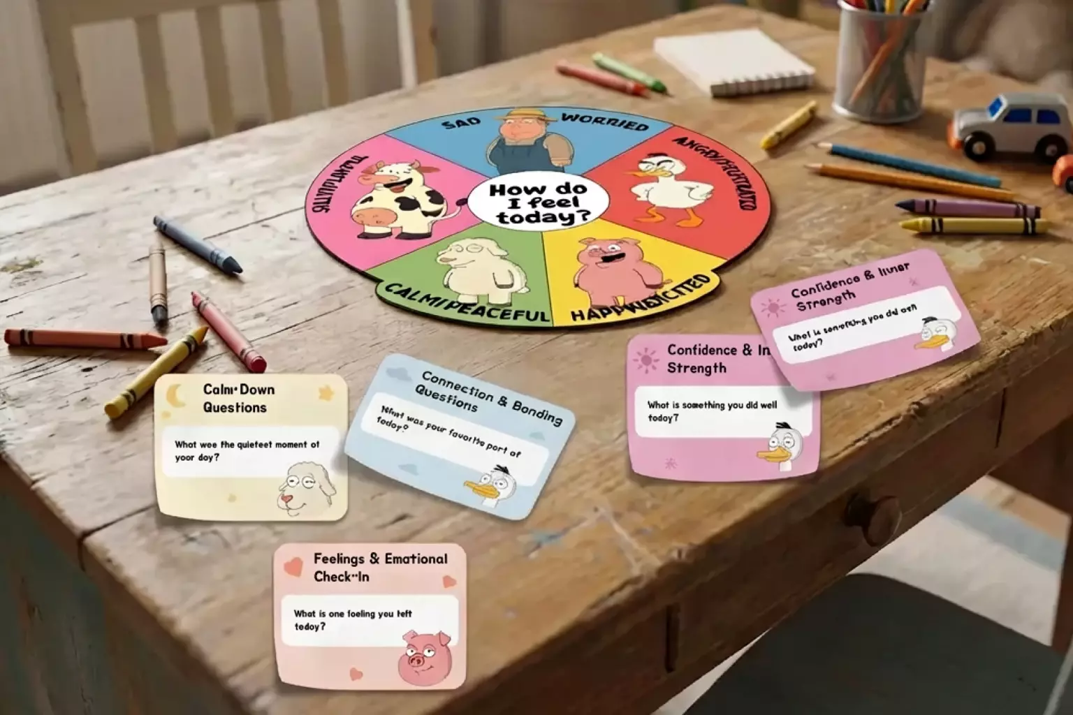 Farm Animals Emotional Activities